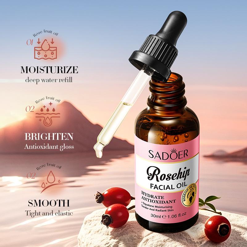Rosehip Antioxidant Hydrating Serum SADOER Moisturizing Facial Essential Oil
