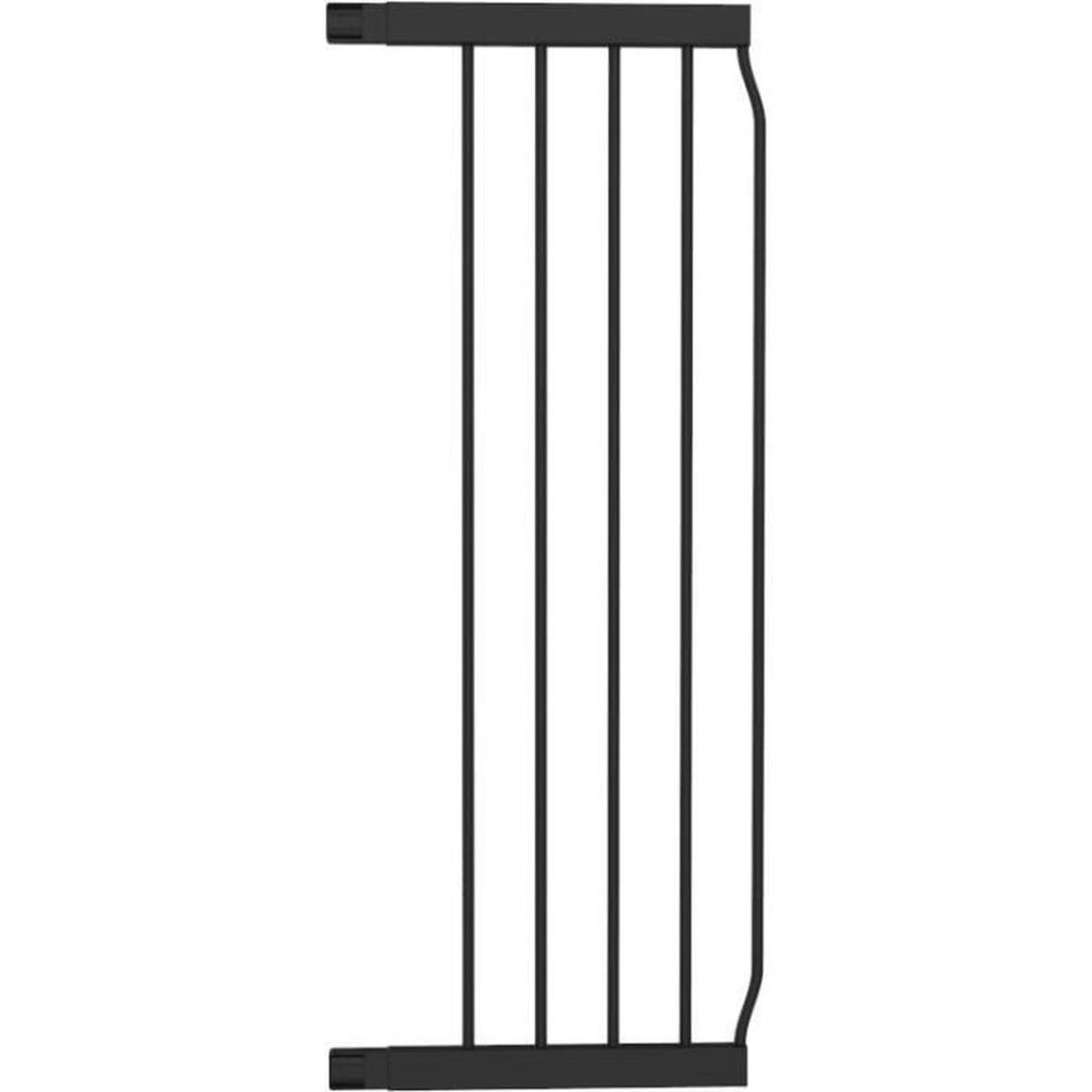 INGENUITY Rallonge, Extension Accessoire de barriere de sécurité 28 cm Noir Métal compatible barriere ouverture sans les mains