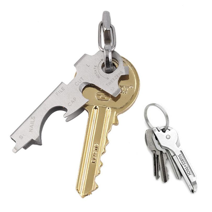 Buy New House1 8 In 1 Stainless Steel Multi-function Tool Keychain ...