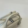 Mini Boston Bag with Dual Top Handles and Detachable Shoulder Strap for Elegant Daily or Evening Use