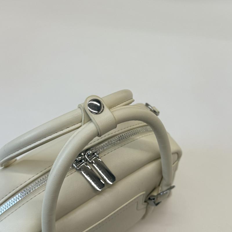 Mini Boston Bag with Dual Top Handles and Detachable Shoulder Strap for Elegant Daily or Evening Use