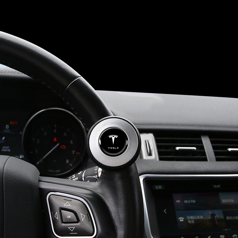 Car Steering Wheel Booster Ball Labor Saving Turning Car Styling For Tesla Model 3 Model X S 2016-2020 Decals TM3 TMX TMS Decal
