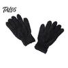 Anti Cold Windproof Mittens Winter Warm Coral Fleece Gloves for Women, Soft Five Finger Solid Color Accessories Gloves, Thermal Autumn Breathable Hand