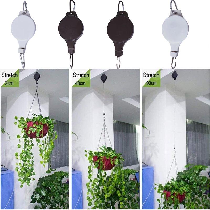 Convenient 21*8cm Size Extendable Plant Pulley For Easy Hanging
