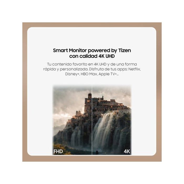 Samsung Smart Monitor M7 M70F 43" 4K Ultra HD 60Hz VA Smart HDR10 Blanco