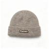 Knitted hat women's autumn and winter letter wool hat outdoor warm versatile pullover ear protector cold hat men's tide