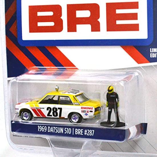 Greenlight LIMITED EDITION BISHOP EXCLUSIVE 1969 DATSUN 510 BRE Greenlight Scale Limited Edition Exclusive 1969 Datsun 510 BRE 164 - - #287 (CHASE