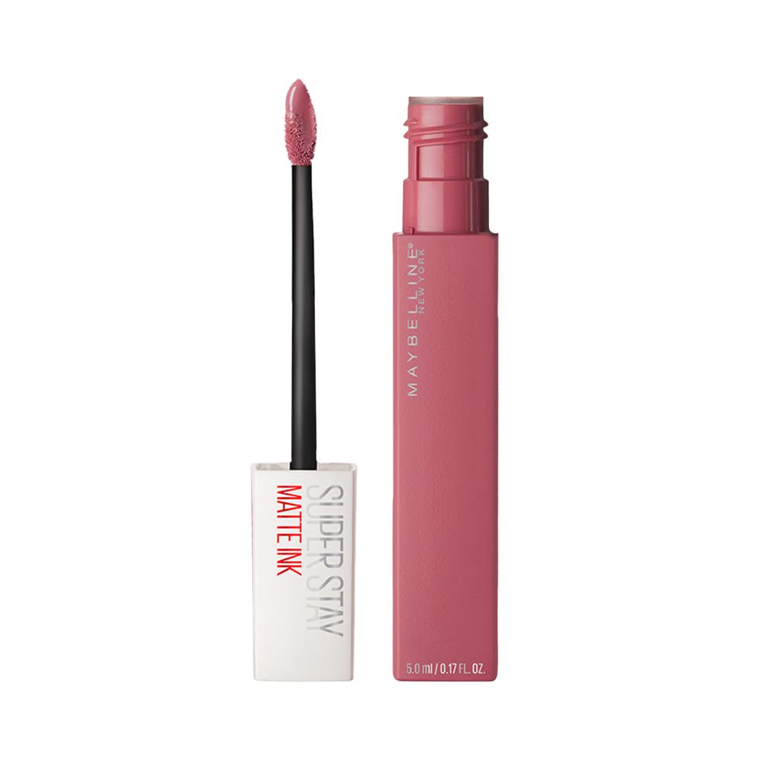 

Maybelline Superstay Matte Ink Liquid Lipstick 15 Lover 5ml Long Lasting 16Hr Wear Transfer Proof Lip Colour With Precise Applicator