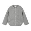 ELLE KIDS Mädchen Steppjacke mit Tweed-Muster in Heather Grey