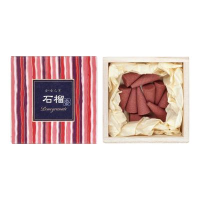 Nippon Kodo Kayuragi Pomegranate 12 Comes with Incense 12 Pieces Cones, Pieces, Stand, White, (x 1)
