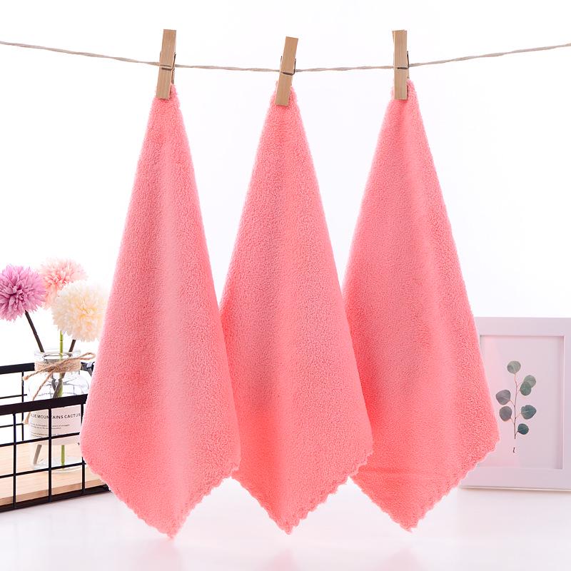 Çocuk Hızlı Kuruyan Mercan Polar Yüz Havlusu ve El Havlusu Seti