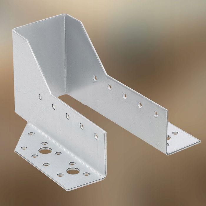 Support de poteau U - KOTARBAU - Type A - 50 mm - Acier galvanisé - 10 pièces