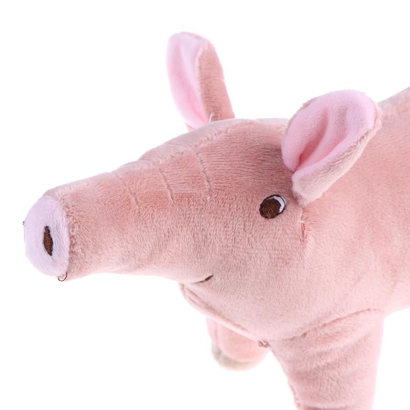 1 Pezzo 25Cm Maialino Cartone Animato Carino Peluche Animale Ripieno Maiale per Regalo Bambini