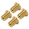 4pcs Bike Chainring Screw Gold Metal CNC Processed Anti Loosening Road Bike Chainwheel Screw for