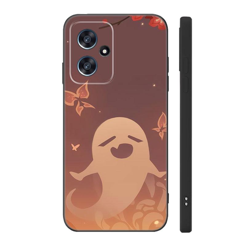Genshin Impact Logo Black Silicone Phone Case For Xiaomi POCO X3 X4 NFC F3 F4 GT F5 M3 M4 M6 X5 X6 Pro 5G C55 C65 M5