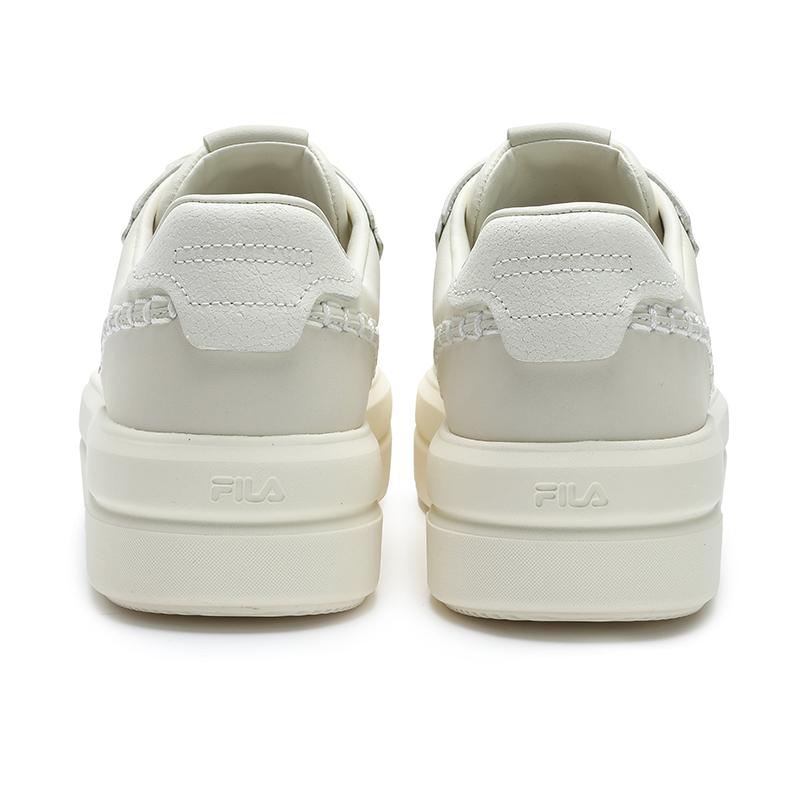 New FILA VICTORIA Skateboard Shoes Women's Antique White Color F12W431205FAW