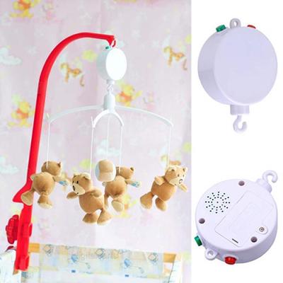 35Melodies Baby Kids Mobile Windup Crib Bed Bell Electric Autorotation Music Box