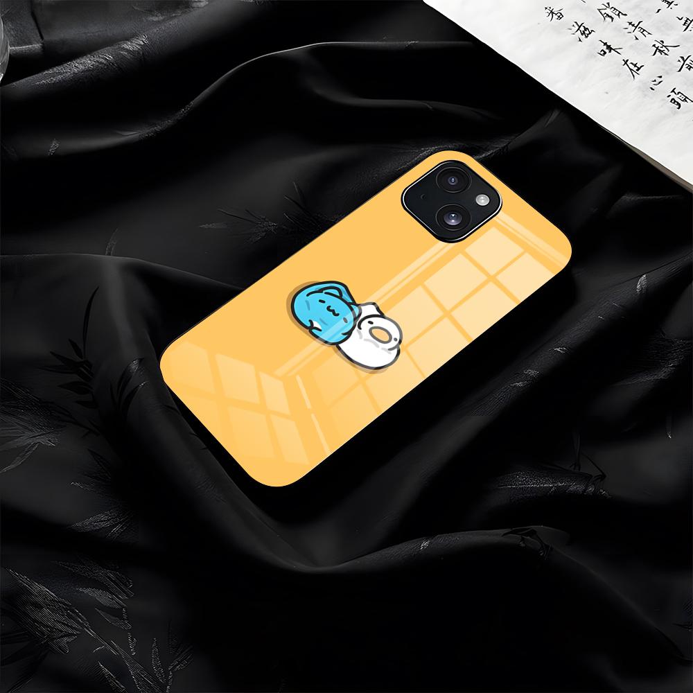 CUTE B-Bugcat Capoo Phone Case For IPhone 17 Pro Max 16 15 14 Pro Max 13 11 Plus Glass Cover