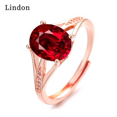 Lindon Klassischer Zirkonring aus Kupferlegierung, Damenschmuck, Hochzeitsversprechen, Partygeschenk