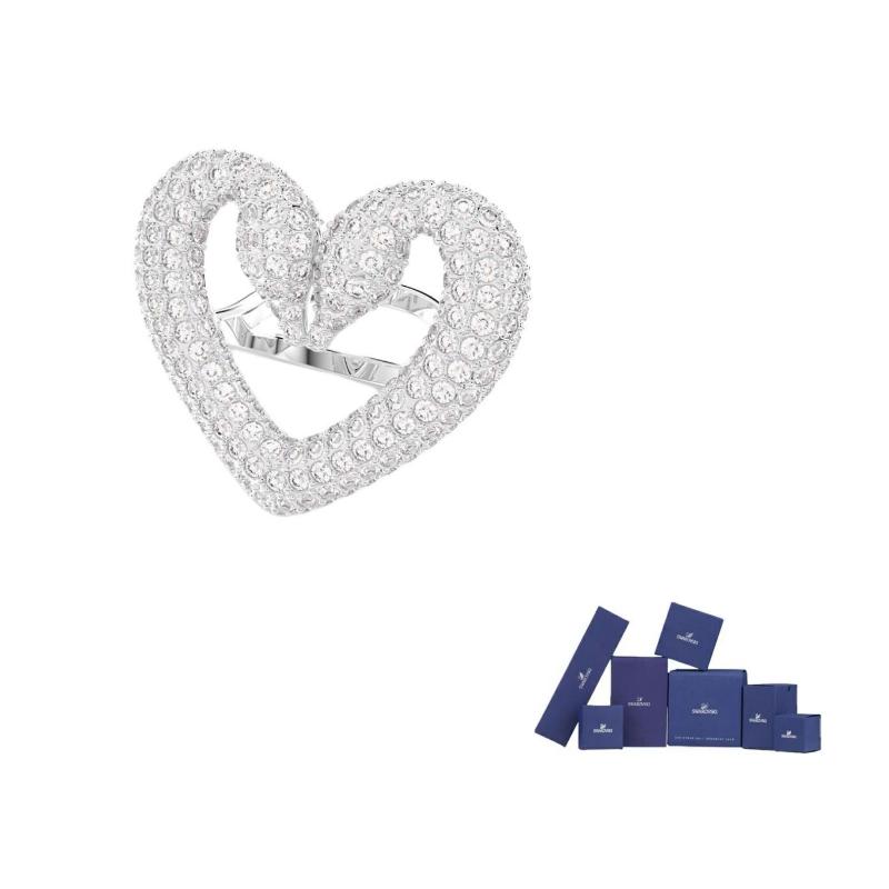 Swarovski Sublima Crystal Rings Womens Silver 67-Original brand box