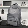 Large capacity simple schoolbag high school student backpack casual college student couple backpack