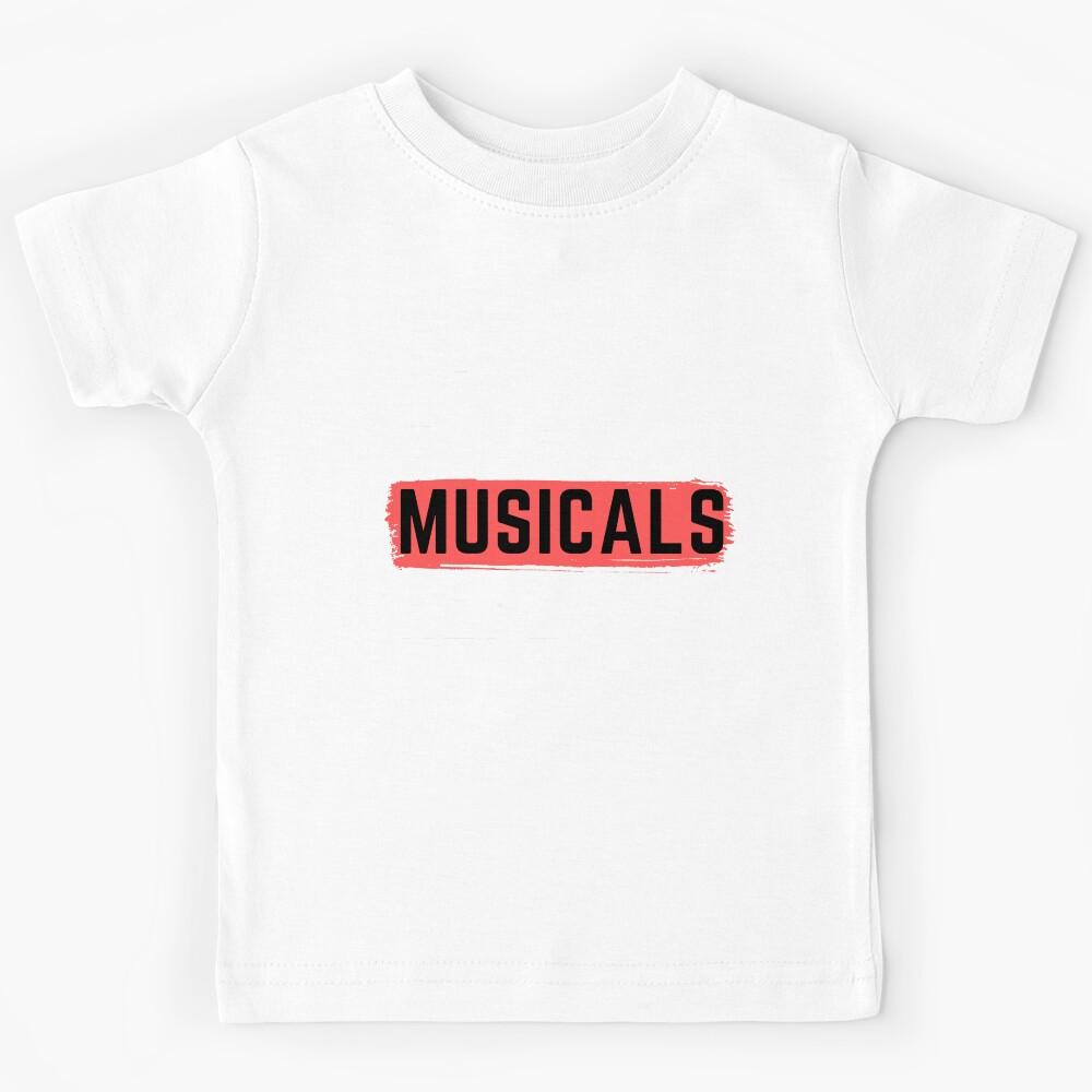 Eat Sleep Musicals Repeat Kids T-Shirt 150