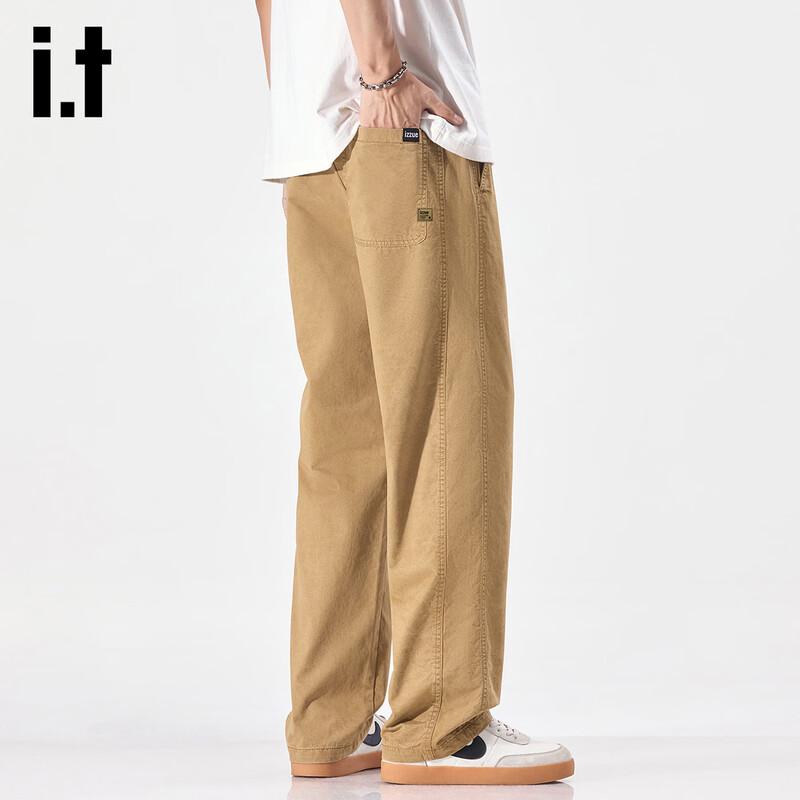 Izzue IT Men s Straight-Leg Cotton Casual Pants XXL