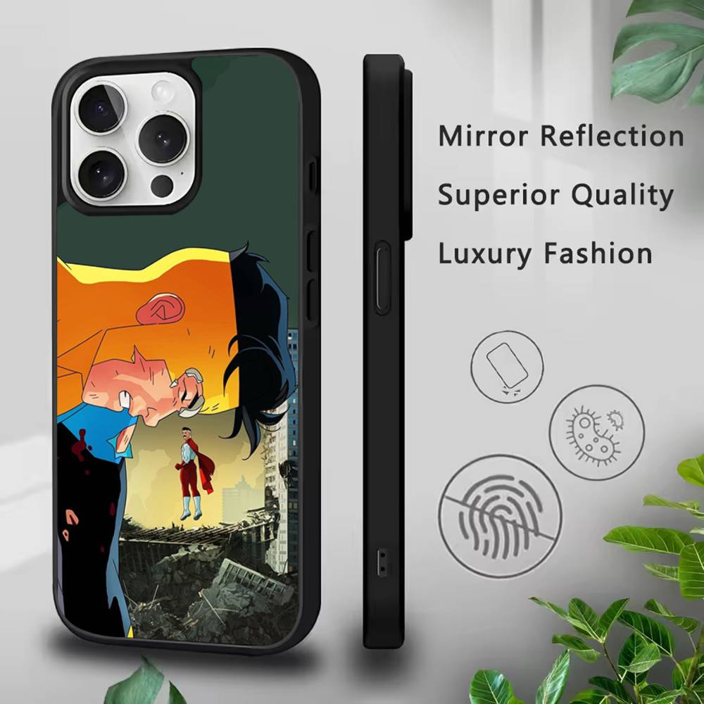 

I-Invincible Обои Крутой Чехол Для Телефона Для iPhone 17,16,15,14,13,12,11,Pro,Max,Plus,Mini,SE4,E Магнитный Для Magsafe Беспроводной iPhone14promax