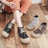 Ethnic Style Cotton Linen Shoes Round Toe Women's Casual Flat Cloth Shoes Retro Short Boots