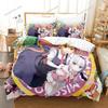3D Printed Anime Miss Kobayashis Dragon Maid Kanna Bedding Set Boys Girls Twin Queen Size Duvet Cover Pillowcase Bed Kids Adult7