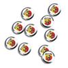 14mm 2/5/10pcs Car Key Badge Emblem Replacement Car Key Sticker For Abarth Stilo Ducato Palio Bravo Linea Doblo 500 Grande Tipo