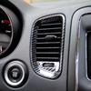 Pokrywa nawiewu deski rozdzielczej z włókna węglowego Zestaw ozdobny gniazda klimatyzacji do Dodge Durango 2011-2020