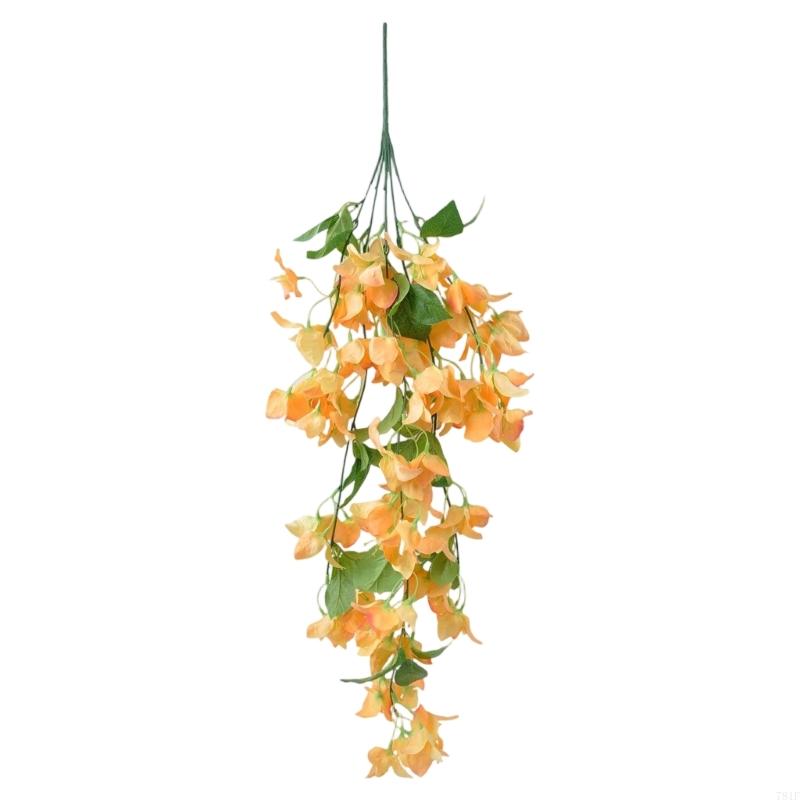 Artificial Flower Wall Hanging, Cascading Bougainvillea Accent for Wedding Display, Photo Area and Indoor Home Use