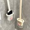 Silikon Toilettenbürste für Haushalt Wandmontiert Badezimmerreinigung Toilettenbürste zum Waschen von Toiletten