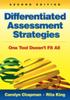 Kniha Differentiated Assessment Strategies : One Tool Doesn't Fit All