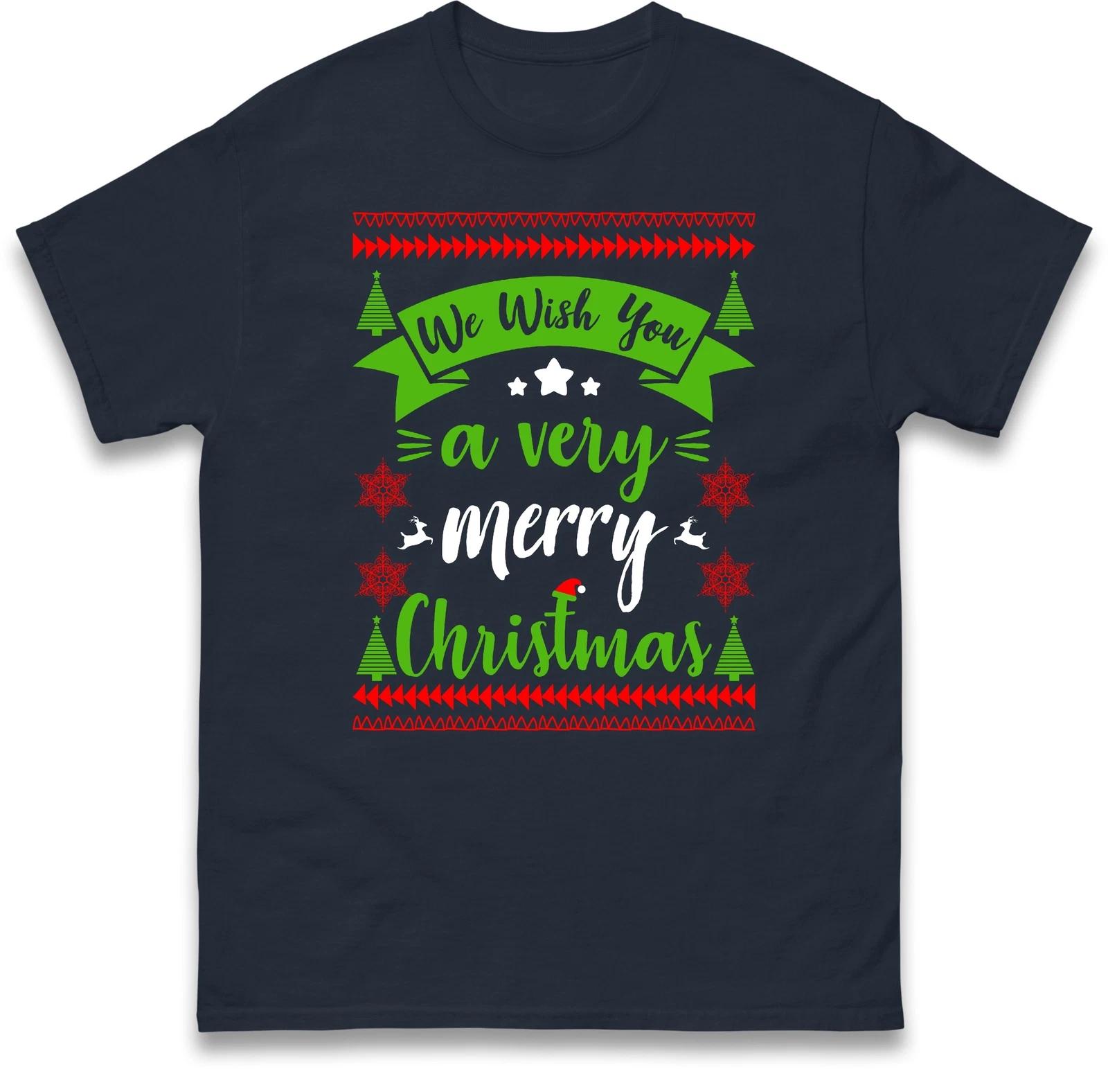 We Wish You A Very Merry Christmas Holiday T Shirt,Offensive Christmas Tee 2XL