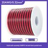 16-30AWG Multi-Spec 2468 PVC Red & Black Parallel Wire for Electronics
