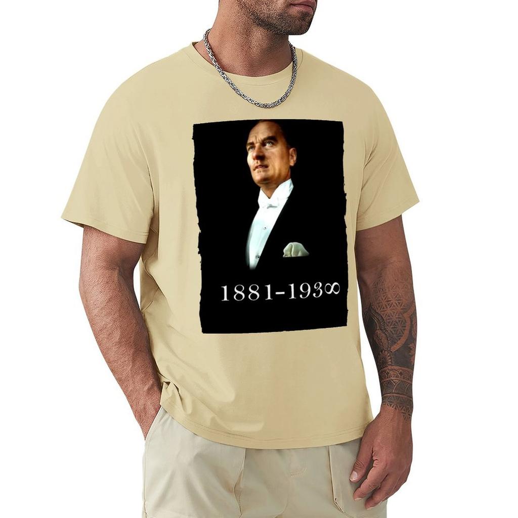 Ataturk Forever T-Shirt Korean Fashion Quick Drying Short Sleeve Tee Vintage T Shirt Men