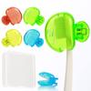 Portable Toothbrush Protective Cap Toothbrush Head Storage Clip Toothbrush Shell Travel Toothbrush Storage Clip Transparent