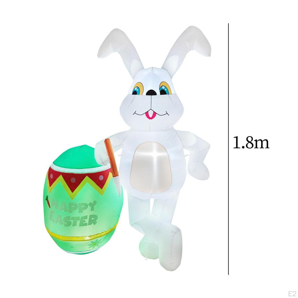 Aufblasbare Oster-Außendekoration, riesiger Hase für Party