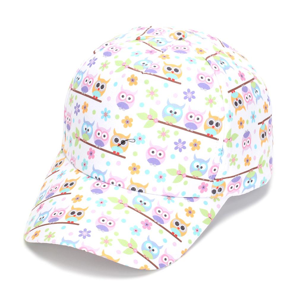 Children's Cartoon Animal Baseball Caps - Spring/autumn - Boys' Cute Beanie Hats - Girls' Sun Hats