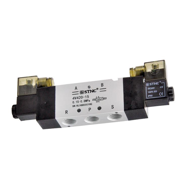 Suonotiangong 4V Series 4V220-08 Two-Position Five-Way Solenoid Valve