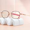 Luxury Designer Metal Frame Reading Glasses Women Men Anti Blue Light Presbyopia Glasses Ultra-light Elegant Far Sight Eyewear