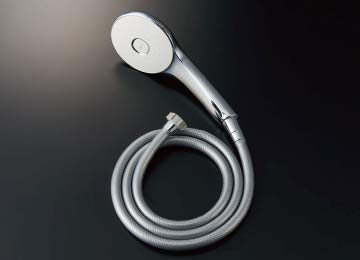 BF-SL6BG (1.6) INAX/LIXIL Eco Aqua Shower Shower Head & Hose, Plated with Metallic Silver Hose, Resin Anti-Mold Hose, 1.6m (BFSL6BG16)