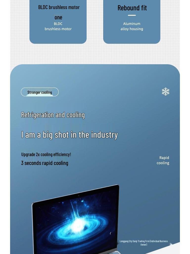 2025 Silent Folding Laptop Cooling Stand for Students and Office Use