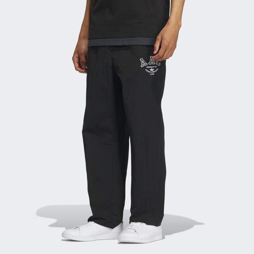 Adidas Originals Trefoil Rifta Track Pants with Logo Embroidery Men Bottoms Black IM8436