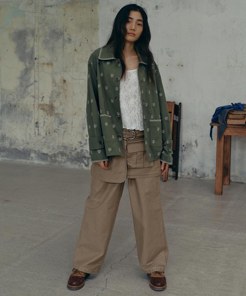 FRITUR Carpenter Work Pants Beige_F243Pt03