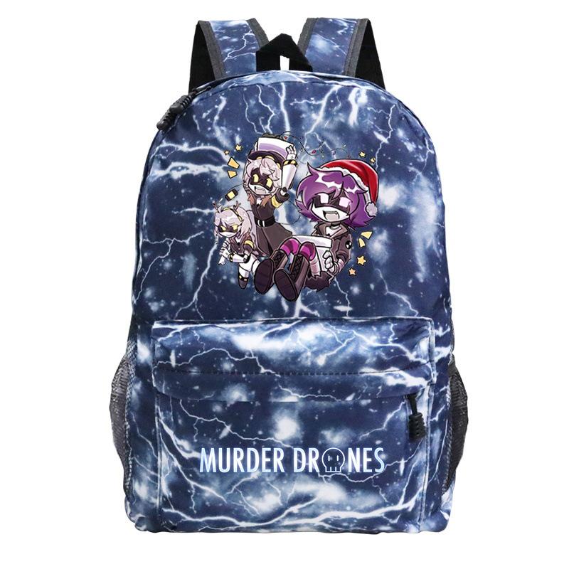 Anime Murder Drones Peripheral Fashion Children's Backpack Large Capacity Load Reduction Student Leisure School Bag