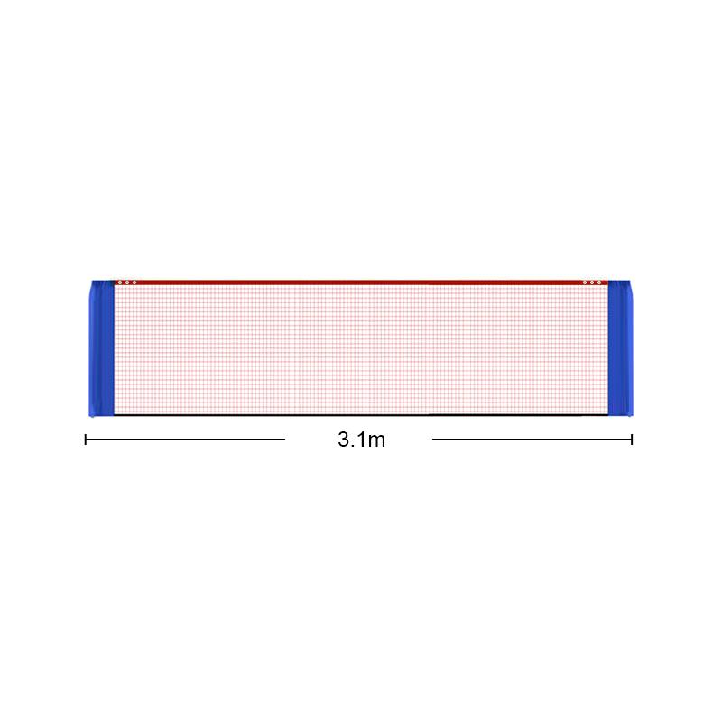 

3.1/4.1/5.1/6.1M Профессиональная спортивная тренировочная стандартная сетка для бадминтона, сетка для волейбола, простая установка, уличная теннисная сетка 3.1X0.65M