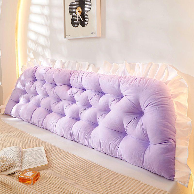 Soft Backrest Headboard Pillow - Large Cushion for Reading, Sleeping, Dorms, Sofas & Waist Support